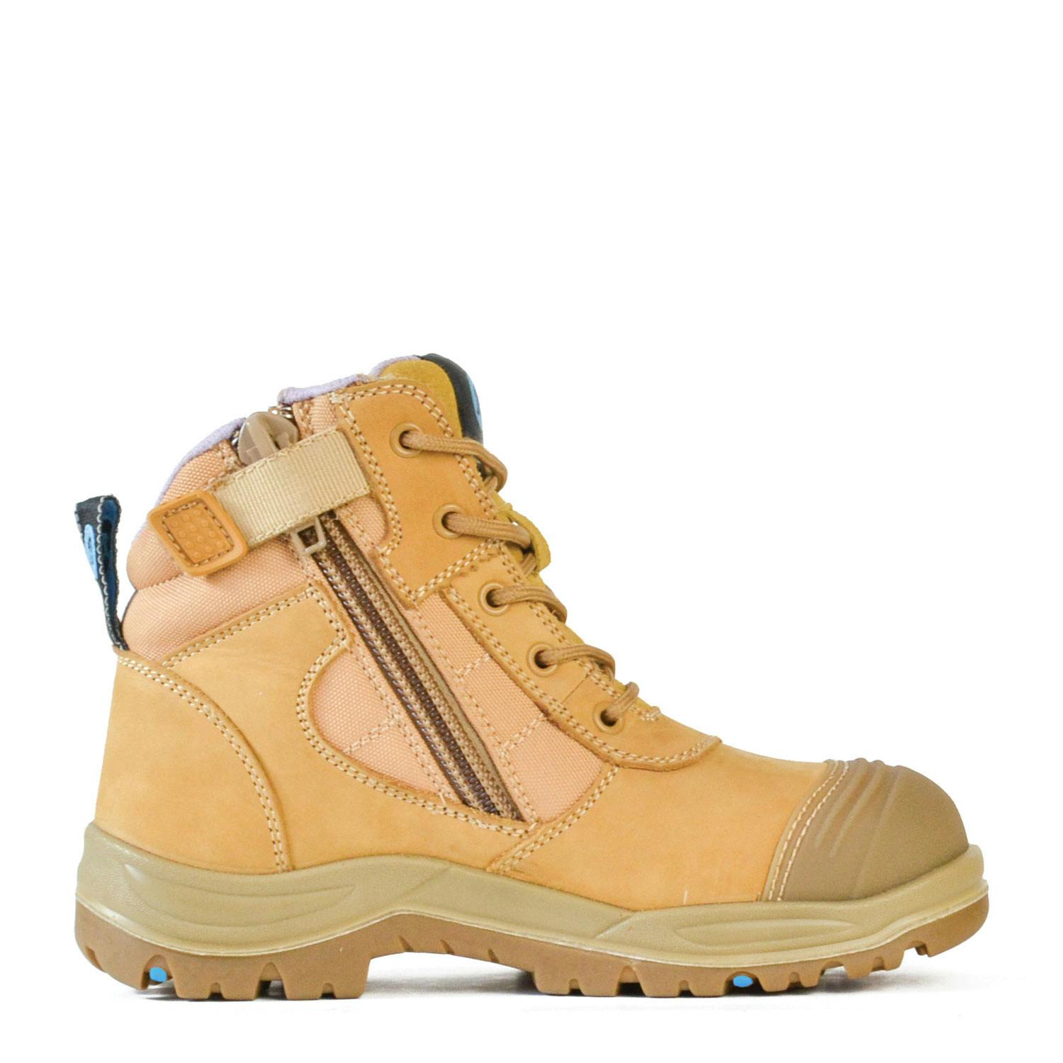 Bata Industrials Dakota - Ladies Wheat Zip Sided Safety Boots _1