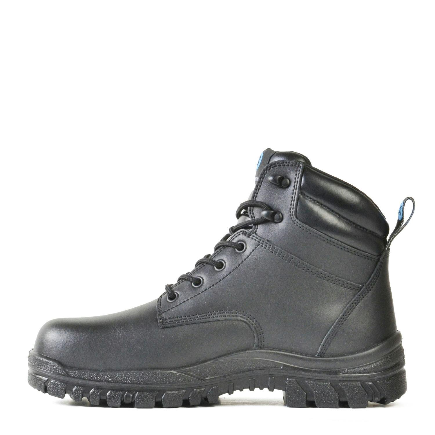 Bata Industrials Saturn - Black Leather Lace Up Safety Boot (Naturals)_3