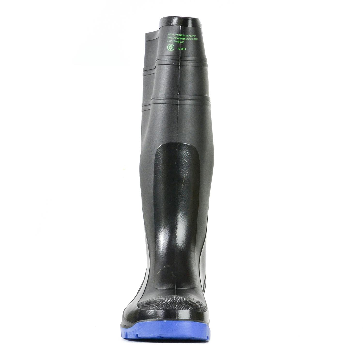 Bata Industrials Utility-ST - Black / Blue PVC 400Mm Safety Toe & Midsole Boot (PVC Utility)_2