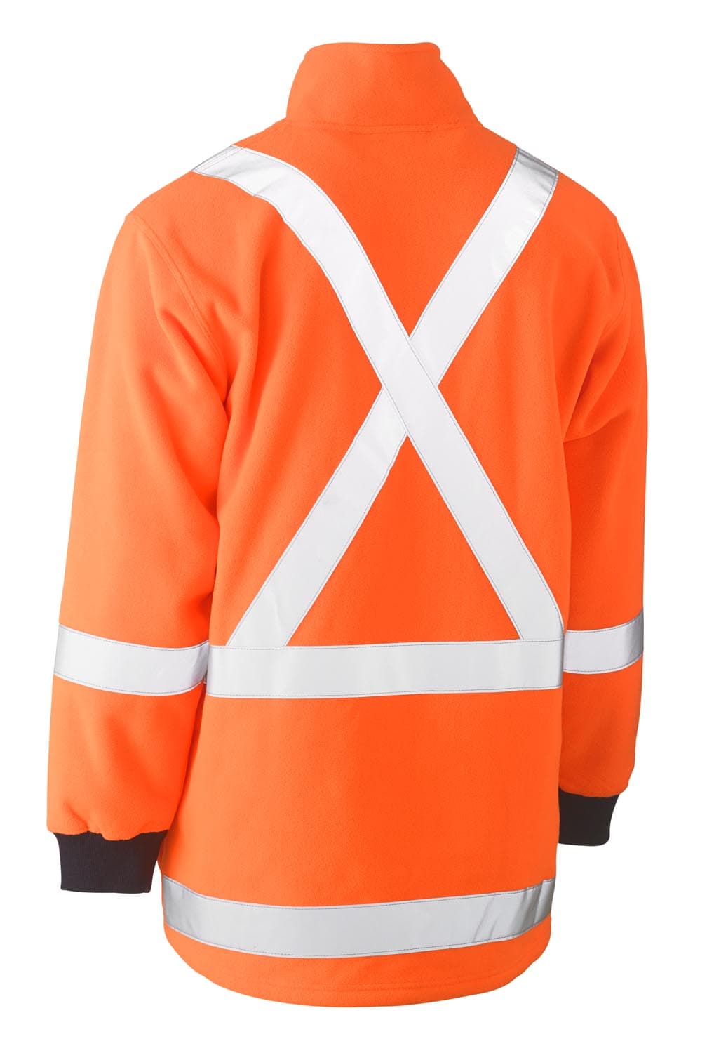 Bisley X Taped TTMC Hi Vis Polar Fleece 1/4 Zip Pullover_15