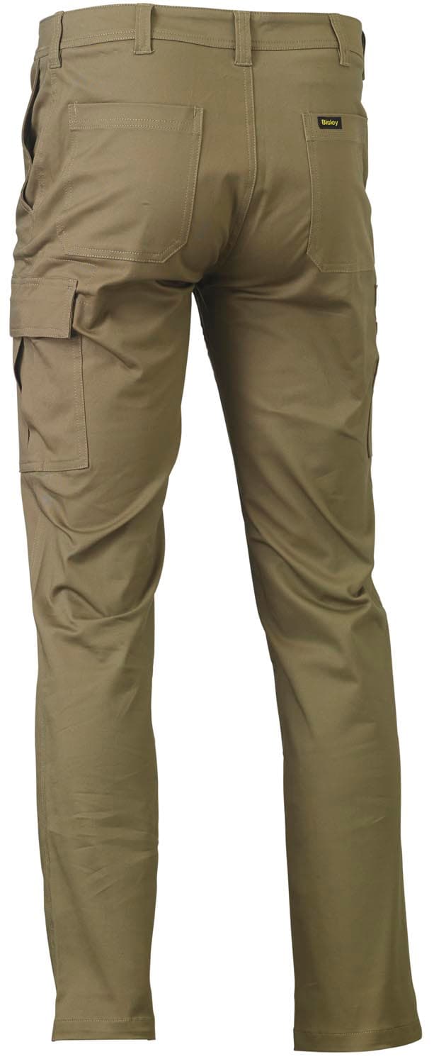 Bisley Stretch Cotton Drill Cargo Pants - White 112 REG_2