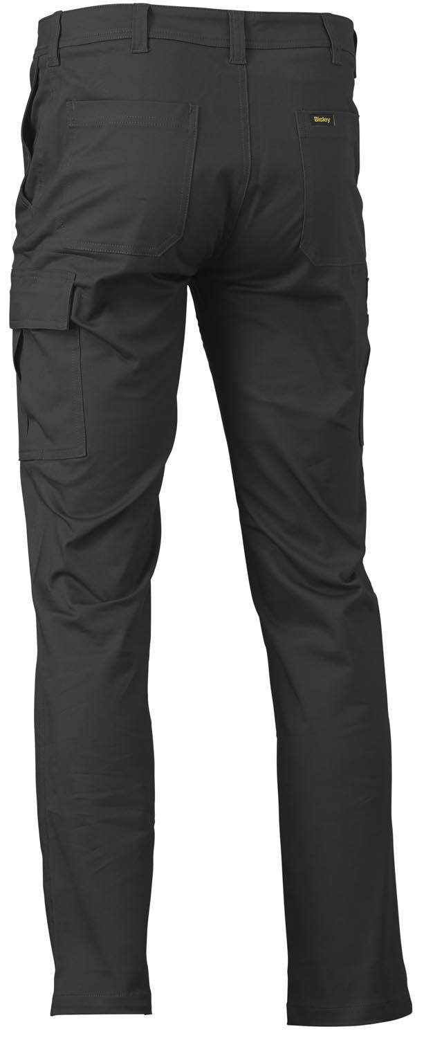 Bisley Stretch Cotton Drill Cargo Pants - White 107 ST