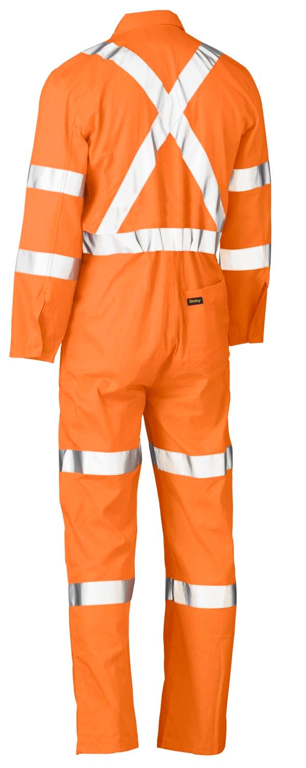 Bisley X Taped Biomotion Hi Vis Lightweight Coverall_0