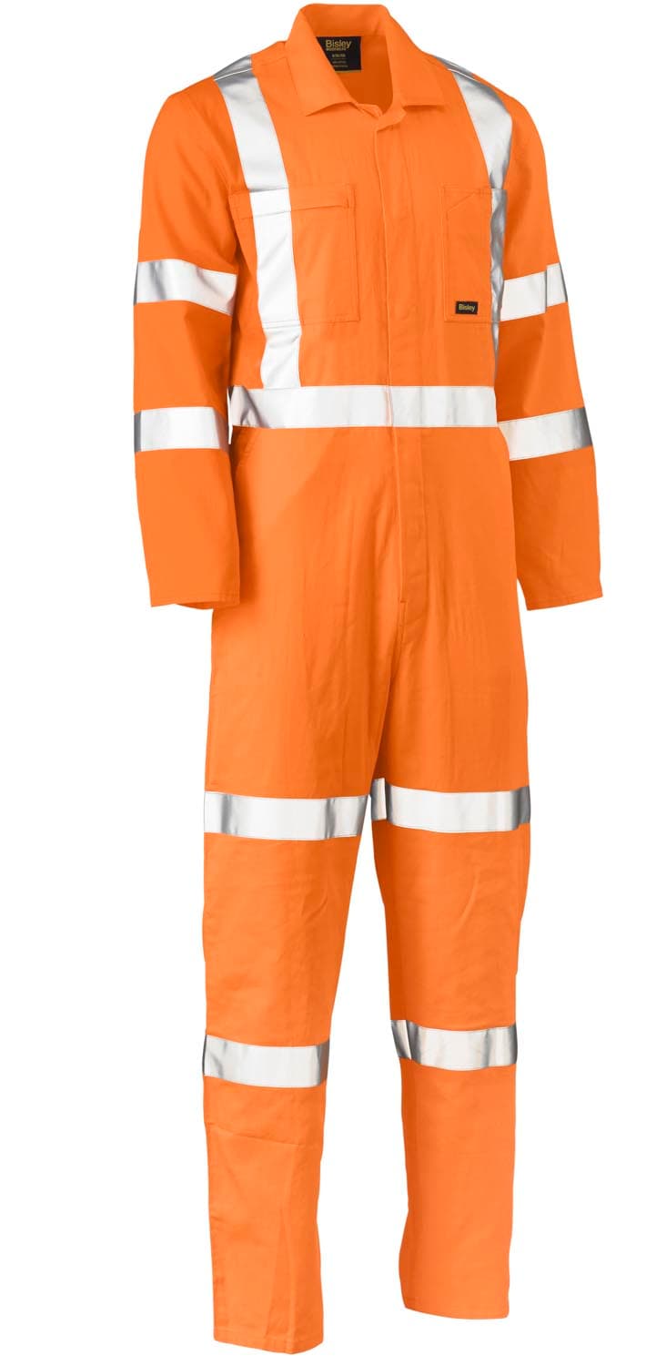 Bisley X Taped Biomotion Hi Vis Lightweight Coverall_1