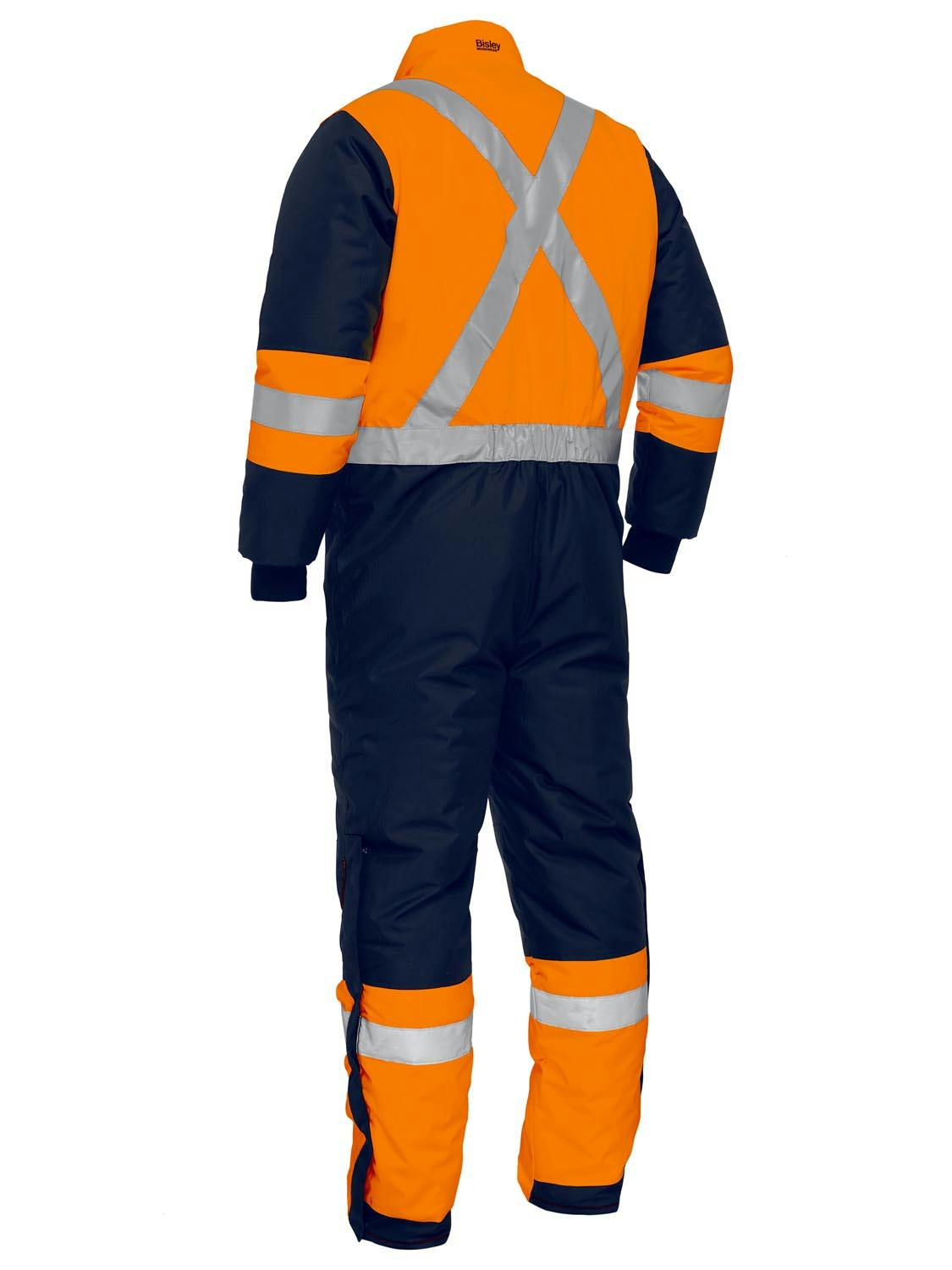 Bisley X Taped Two Tone Hi Vis Freezer Coverall_3