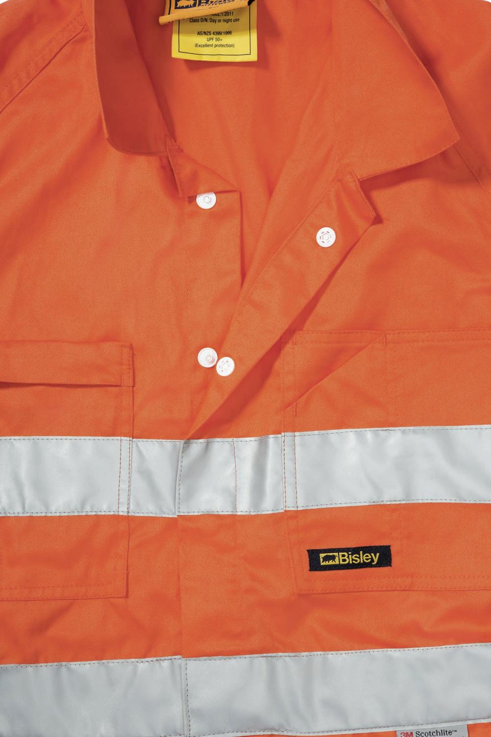 Bisley Taped Hi Vis Lightweight Coverall_2