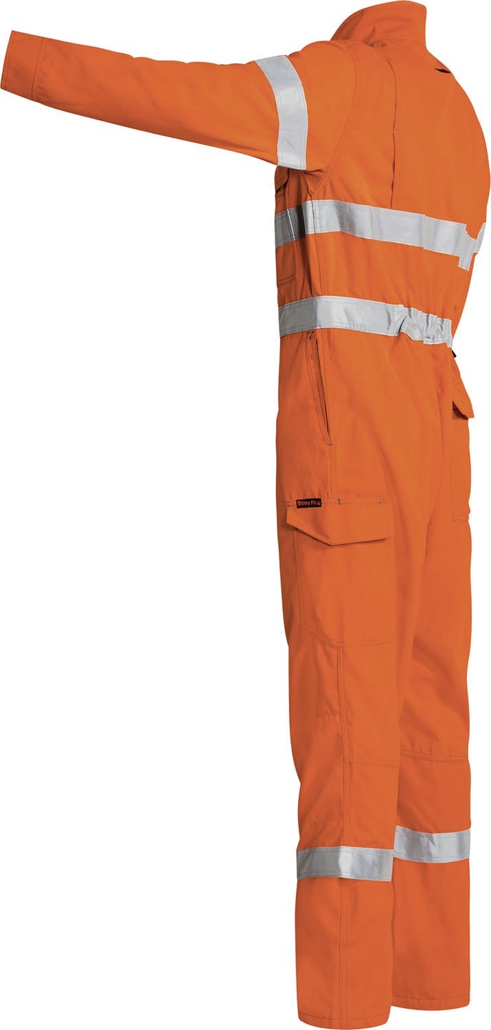 Bisley TenCate Tecasafe® Plus 700 Taped Hi Vis FR Vented Coverall_5