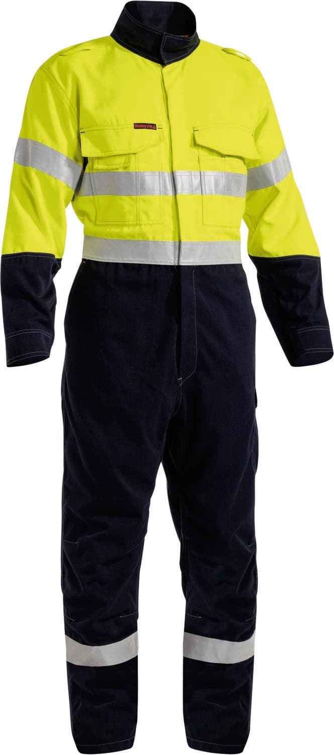 Bisley TenCate Tecasafe® Plus 700 Taped Hi Vis FR Vented Coverall