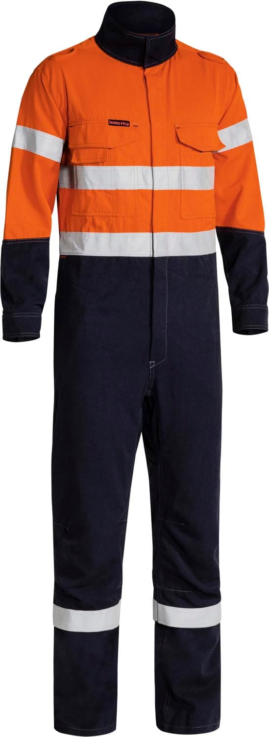 Bisley TenCate Tecasafe® Plus 700 Taped Hi Vis FR Vented Coverall_2