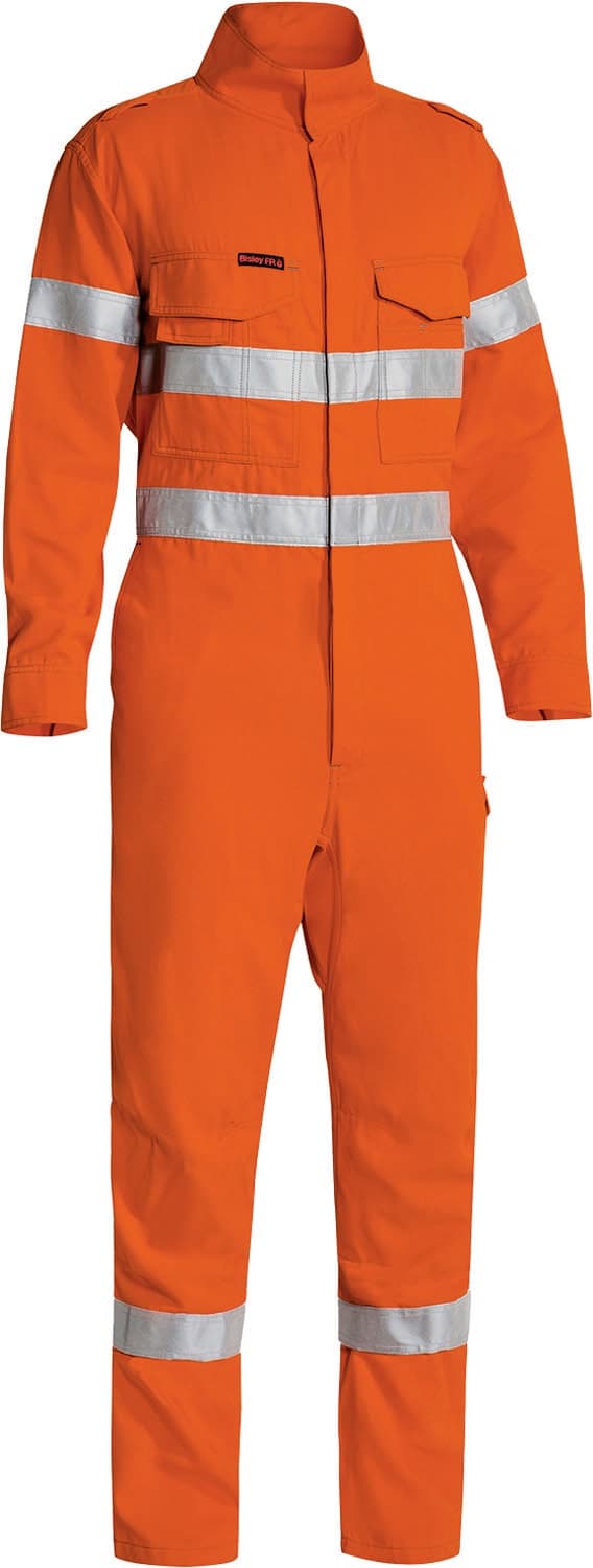 Bisley TenCate Tecasafe® Plus 580 Taped Hi Vis Lightweight FR Coverall_0