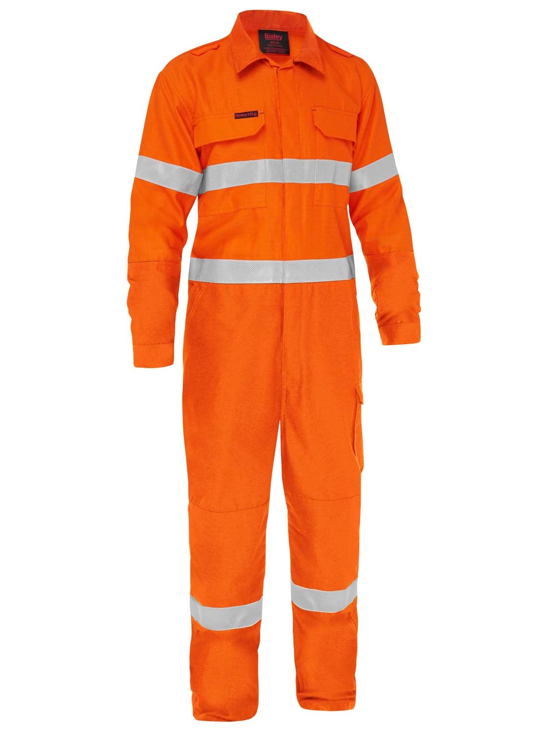 Bisley Apex 185 Taped Hi Vis FR Ripstop Vented Coverall_0