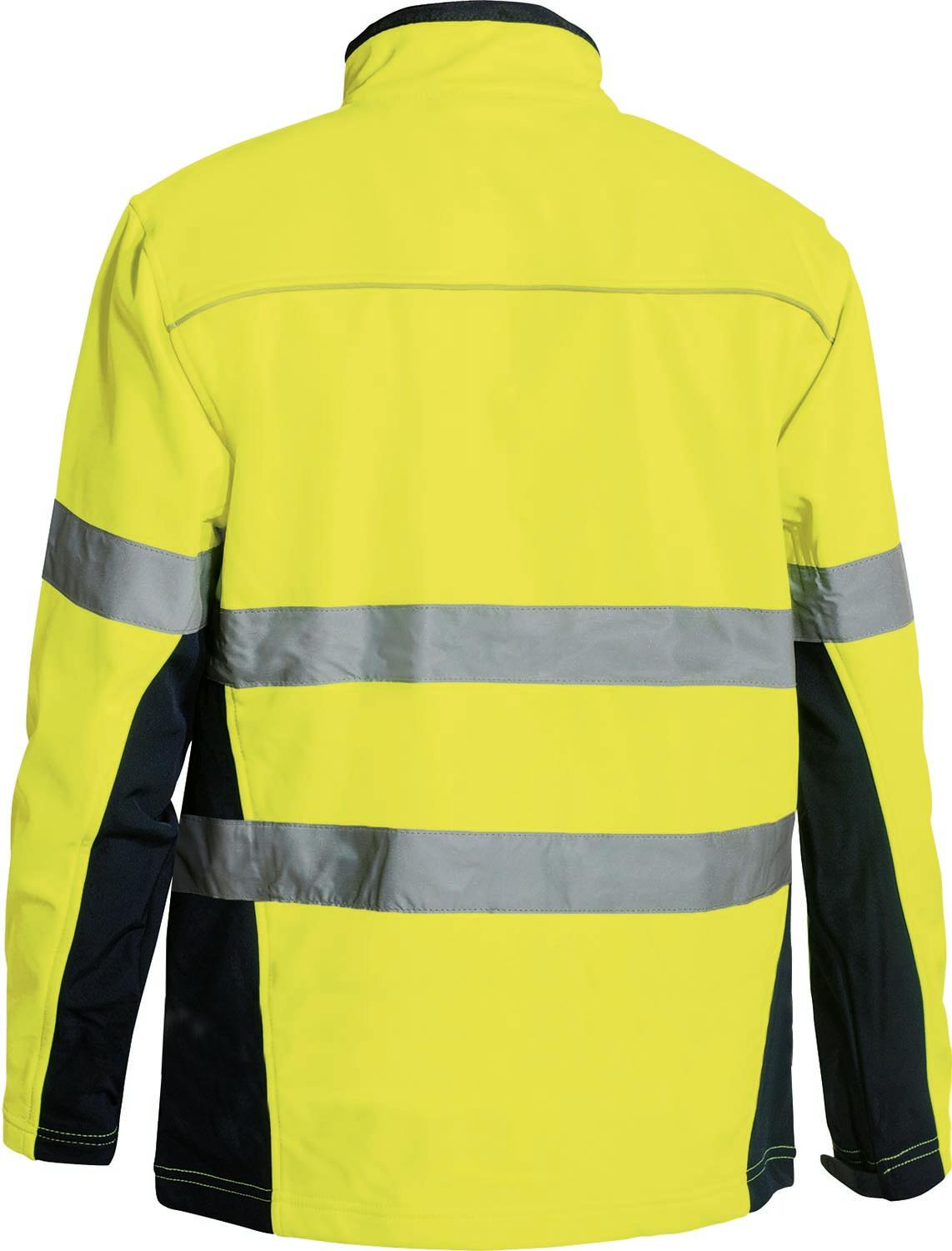 Bisley Taped Hi Vis Soft Shell Jacket_1