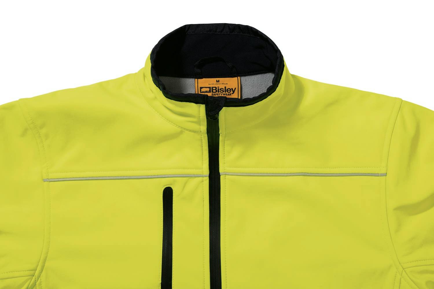 Bisley Taped Hi Vis Soft Shell Jacket_5