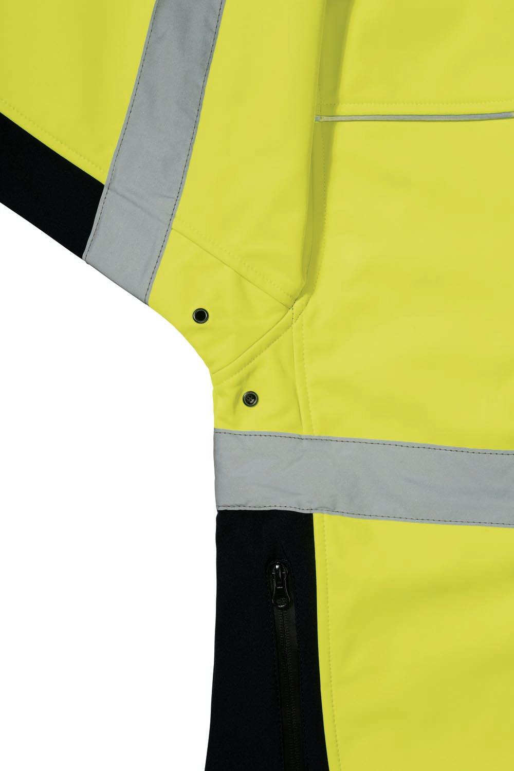 Bisley Taped Hi Vis Soft Shell Jacket_6