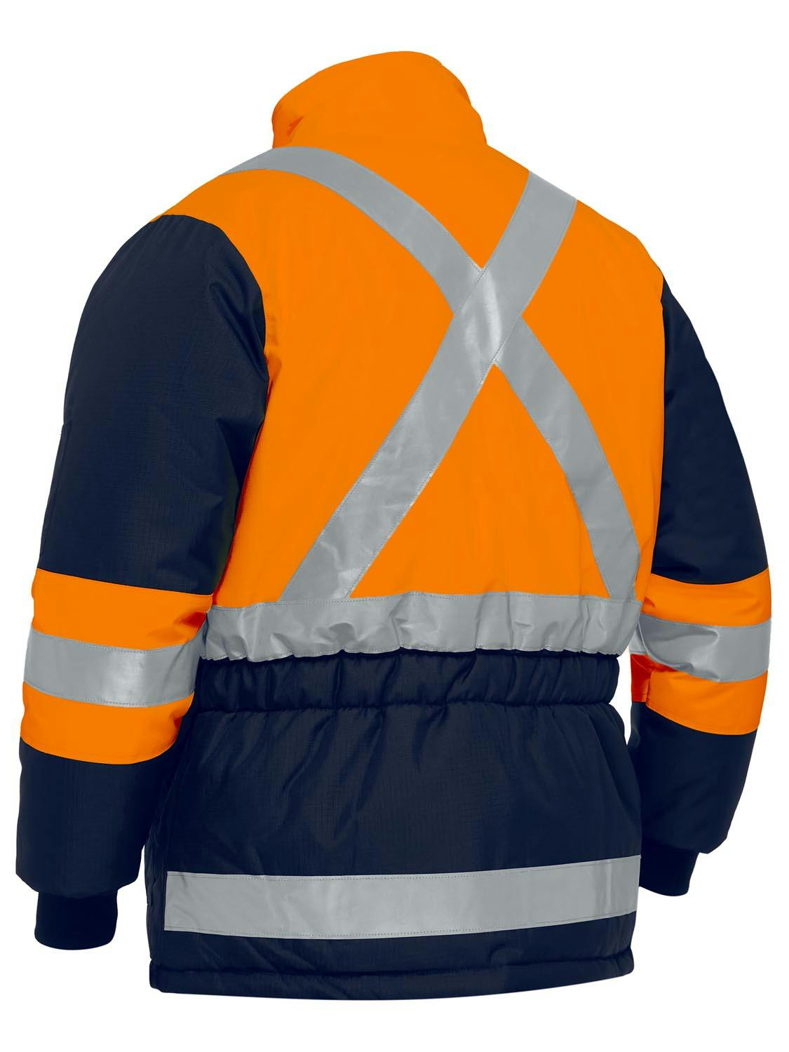 Bisley X Taped Two Tone Hi Vis Freezer Jacket_3