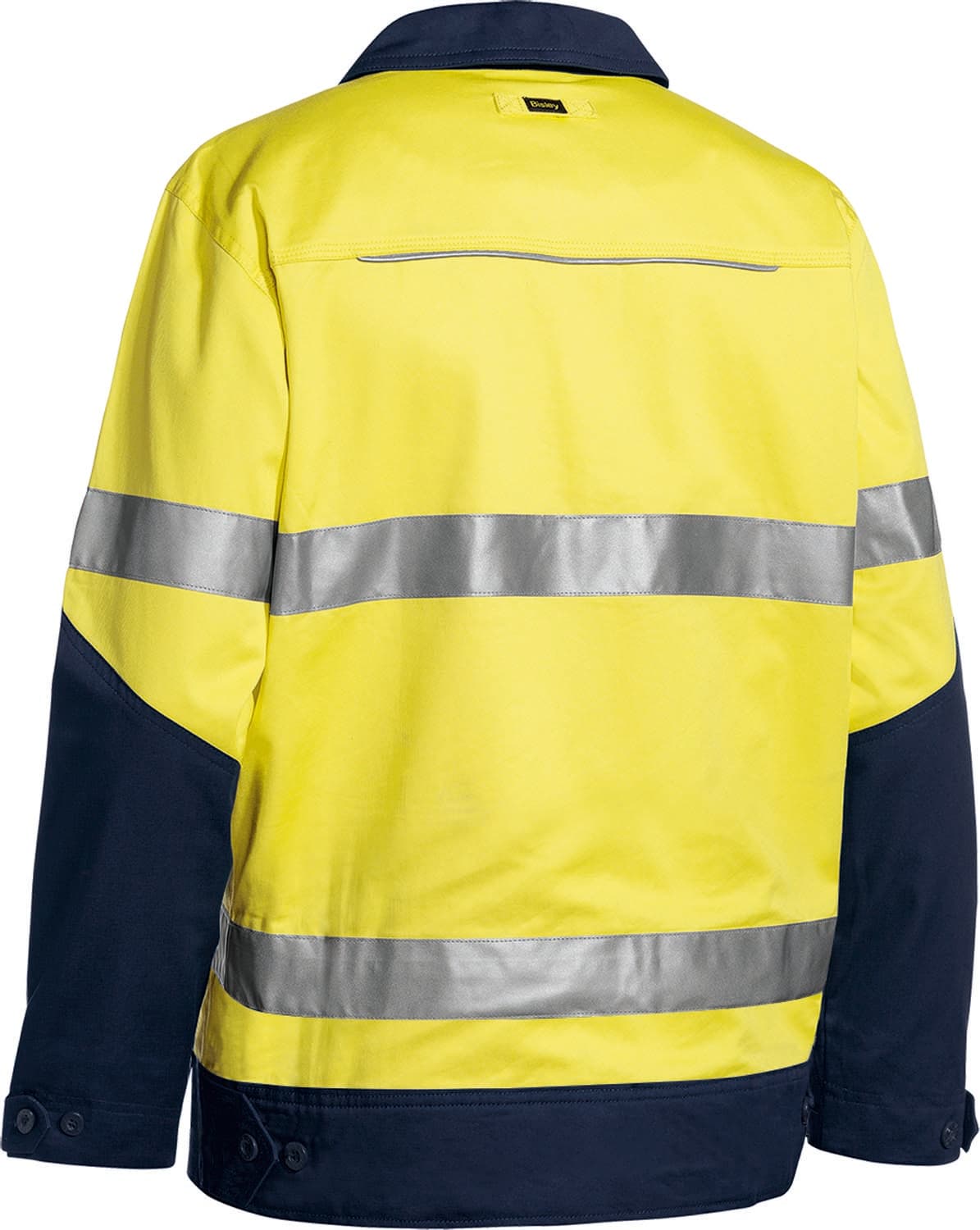 Bisley Taped Hi Vis Drill Jacket with Liquid Repellent finish_1