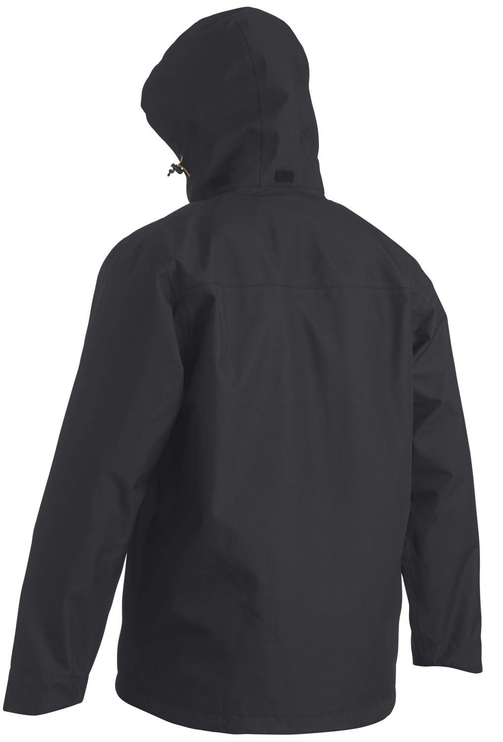 Bisley Lightweight Mini Ripstop Rain Jacket with Concealed Hood_1