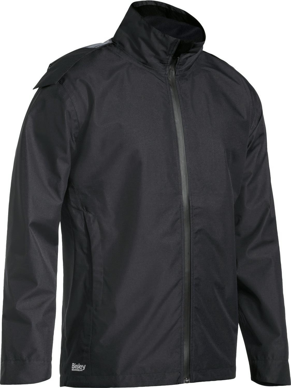 Bisley Lightweight Mini Ripstop Rain Jacket with Concealed Hood_4