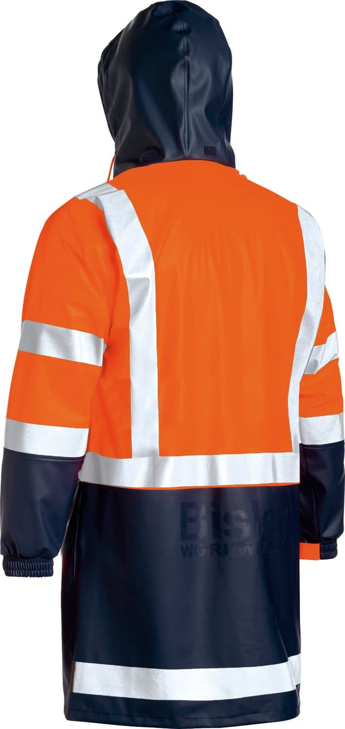 Bisley Taped Hi Vis Stretch PU Rain Coat_7