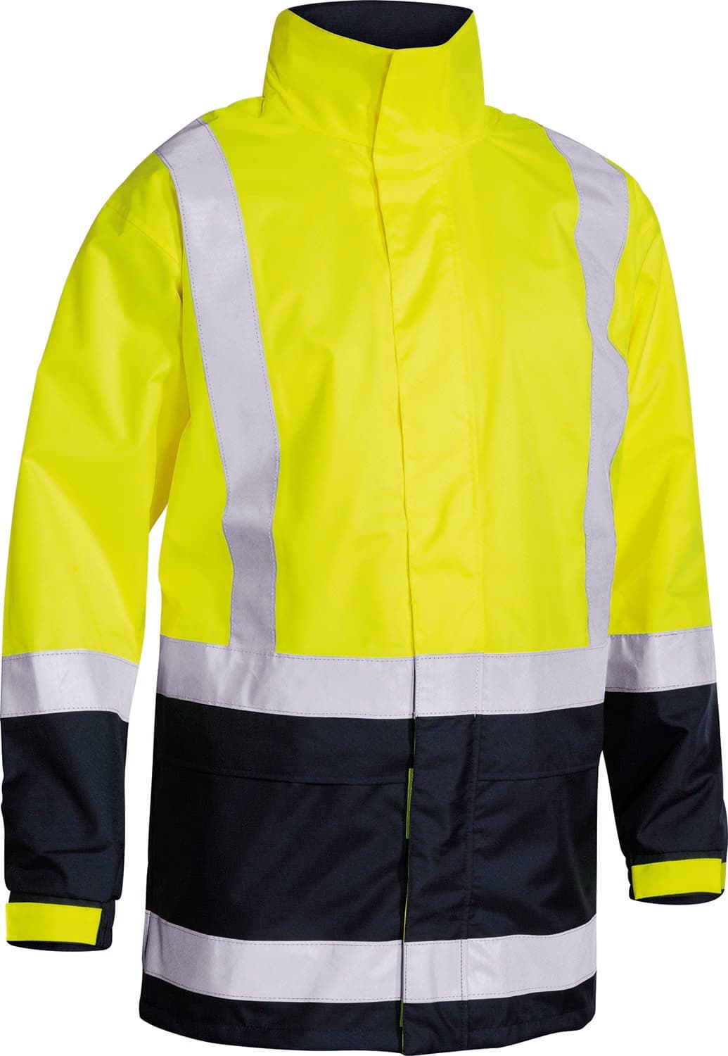 Bisley Taped Hi Vis Rain Shell Jacket_0