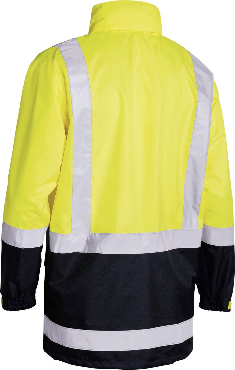 Bisley Taped Hi Vis Rain Shell Jacket_1