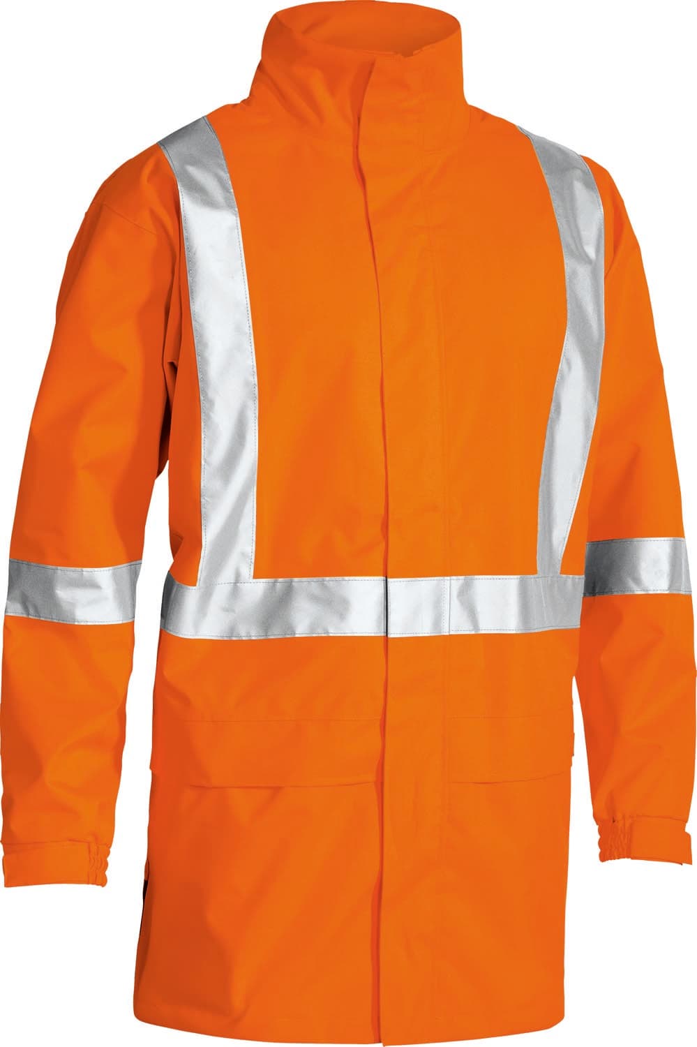 Bisley X Taped Hi Vis Rain Shell Jacket_0