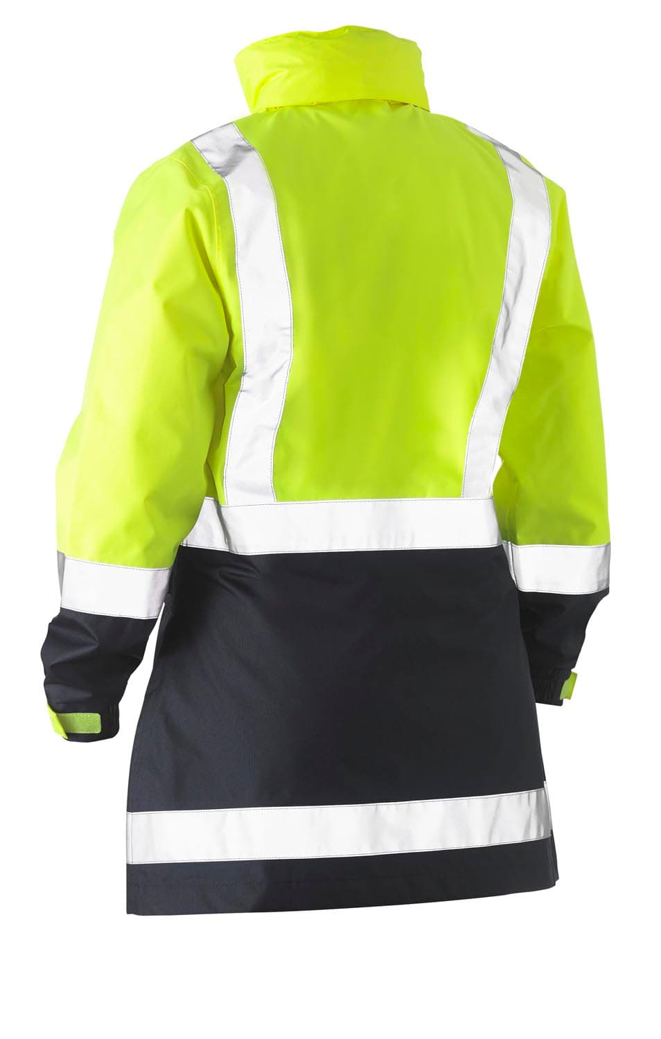 Bisley Women's Taped Hi Vis Recycled Rain Shell Jacket_0