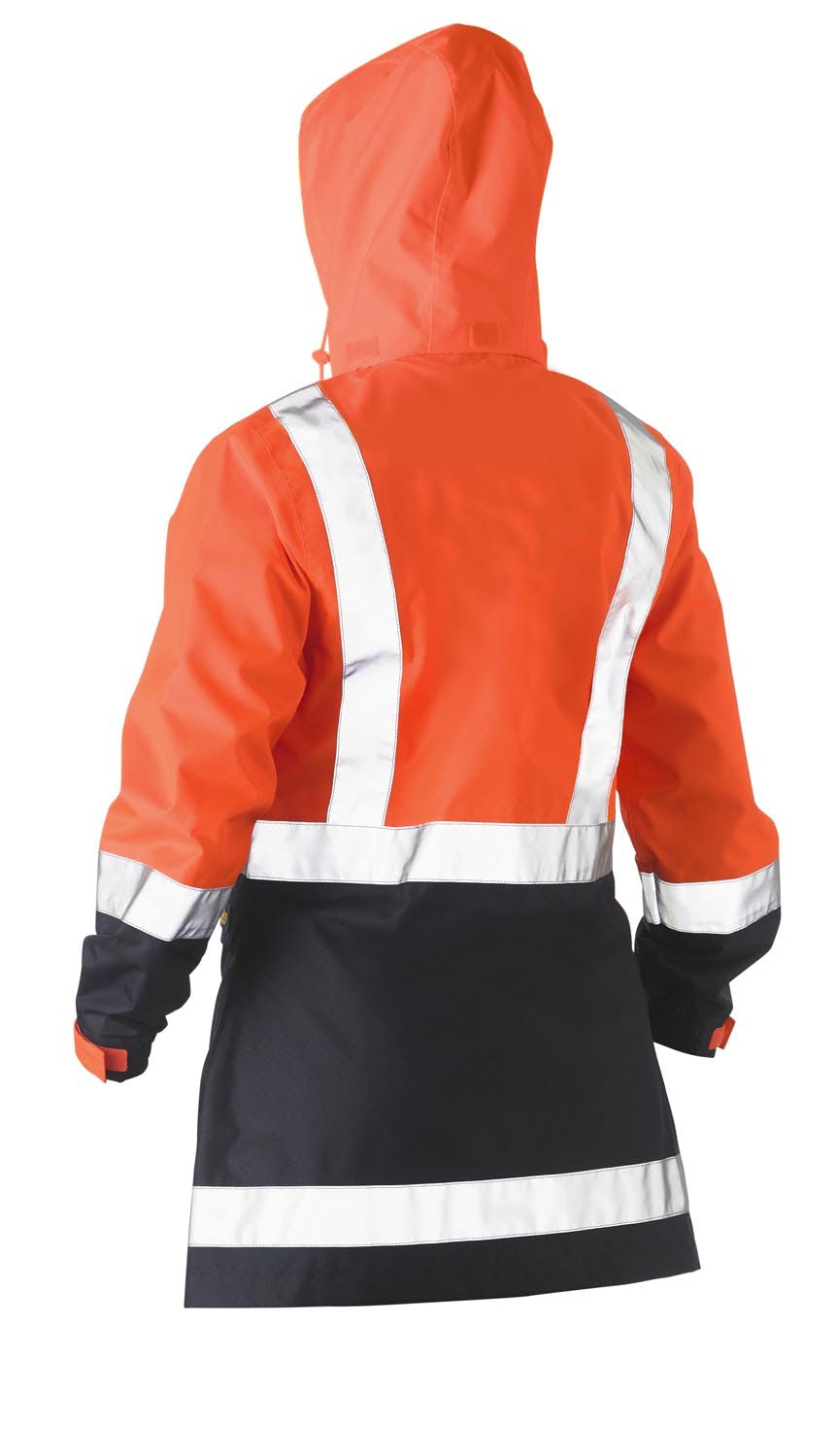 Bisley Women's Taped Hi Vis Recycled Rain Shell Jacket_5