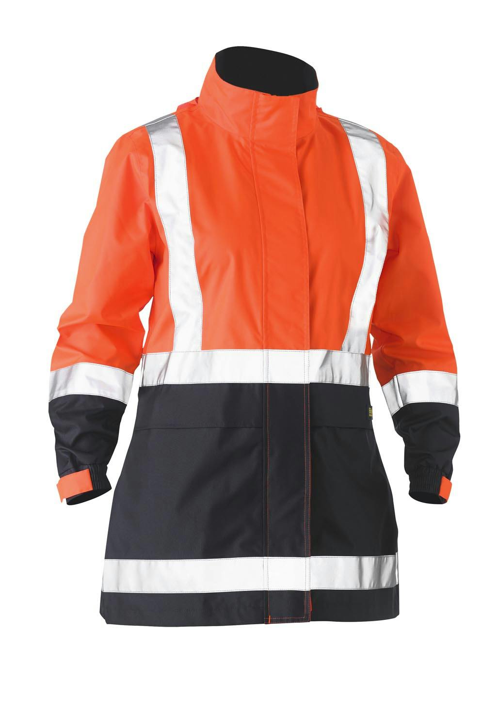 Bisley Women's Taped Hi Vis Recycled Rain Shell Jacket_6