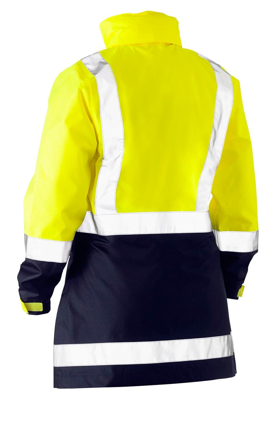 Bisley Women's H Taped Two Tone Hi Vis Rain Jacket_0