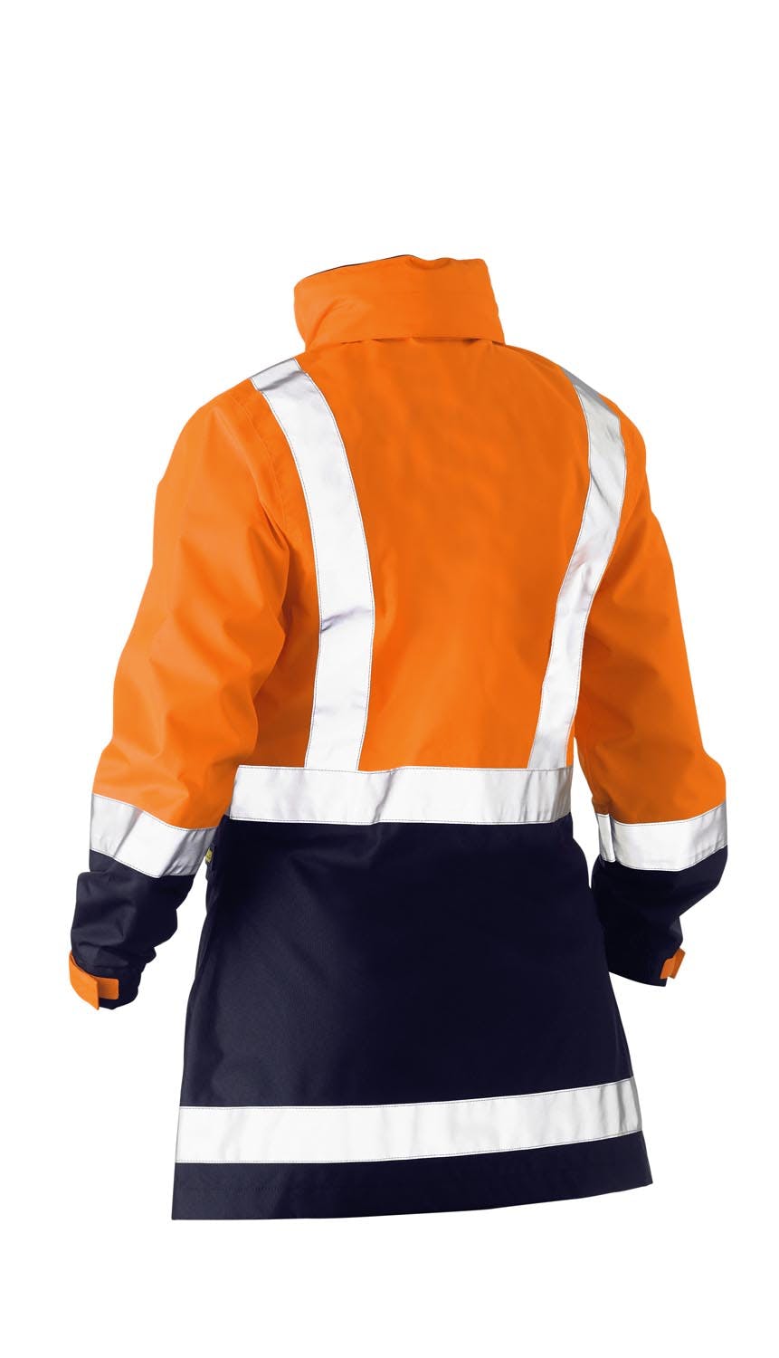 Bisley Women's H Taped Two Tone Hi Vis Rain Jacket_8