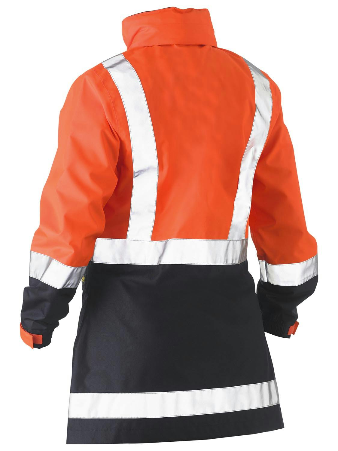 Bisley Women's H Taped Two Tone Hi Vis Rain Jacket_9