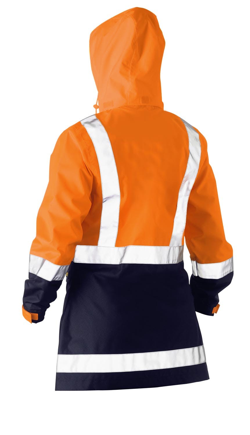 Bisley Women's H Taped Two Tone Hi Vis Rain Jacket_10