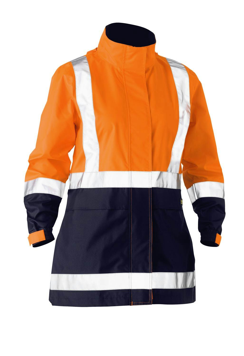 Bisley Women's H Taped Two Tone Hi Vis Rain Jacket_12