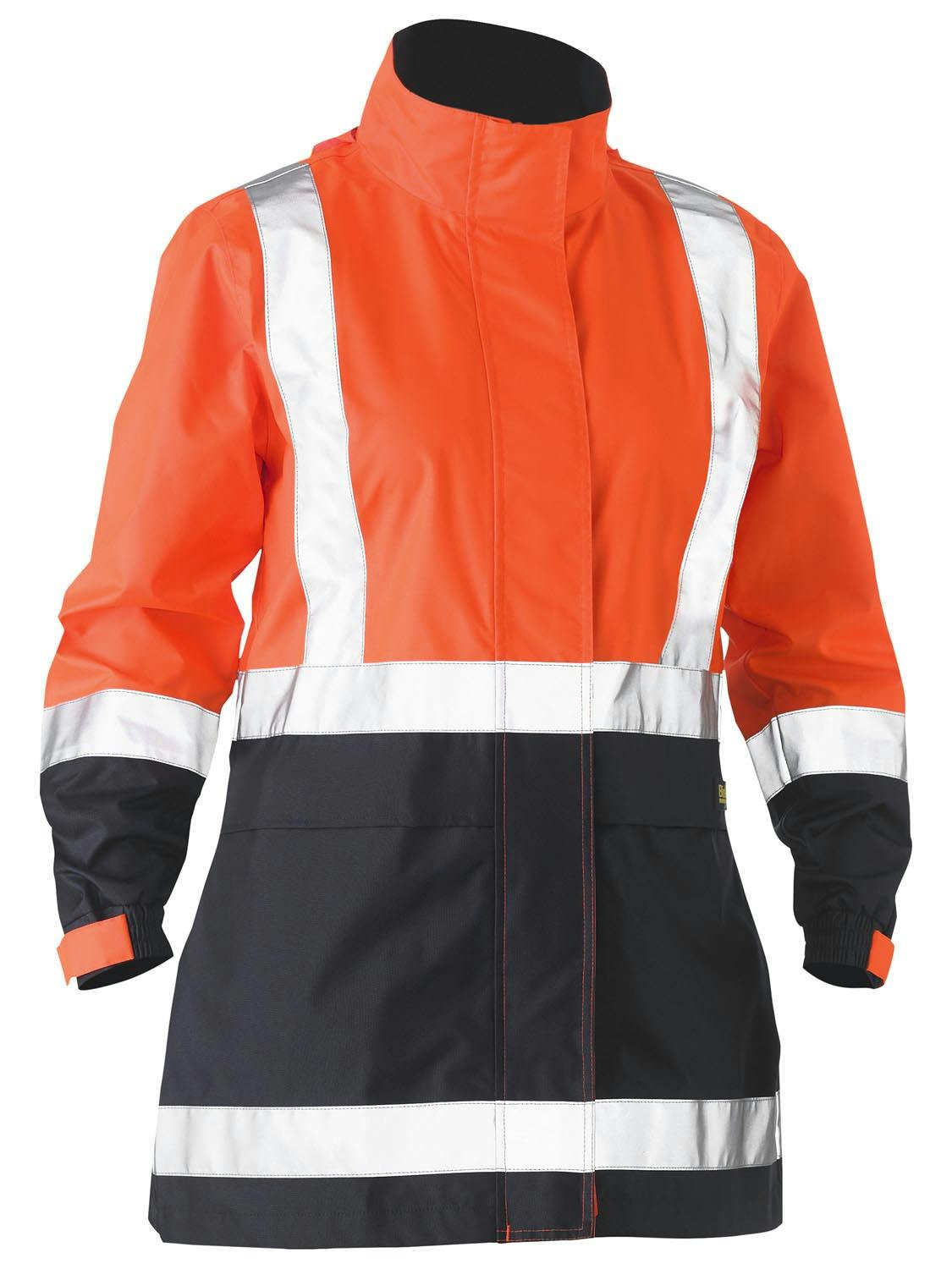 Bisley Women's H Taped Two Tone Hi Vis Rain Jacket_13