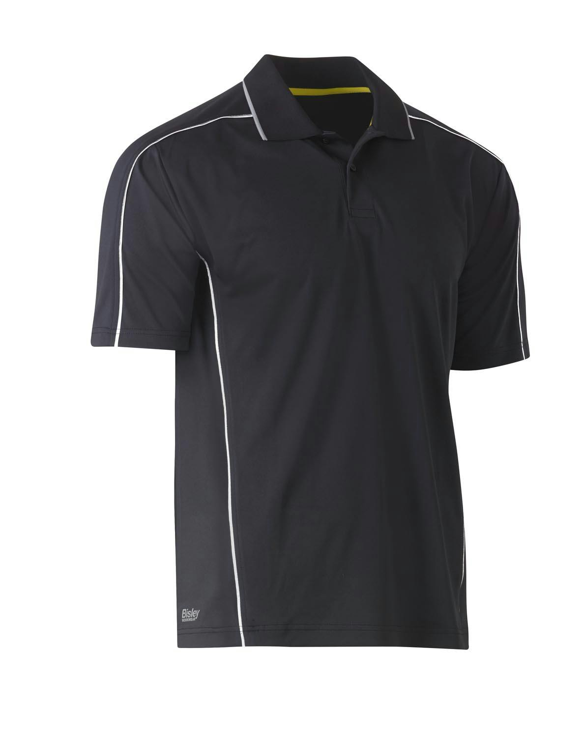 Bisley Cool Mesh Polo with Reflective Piping_2