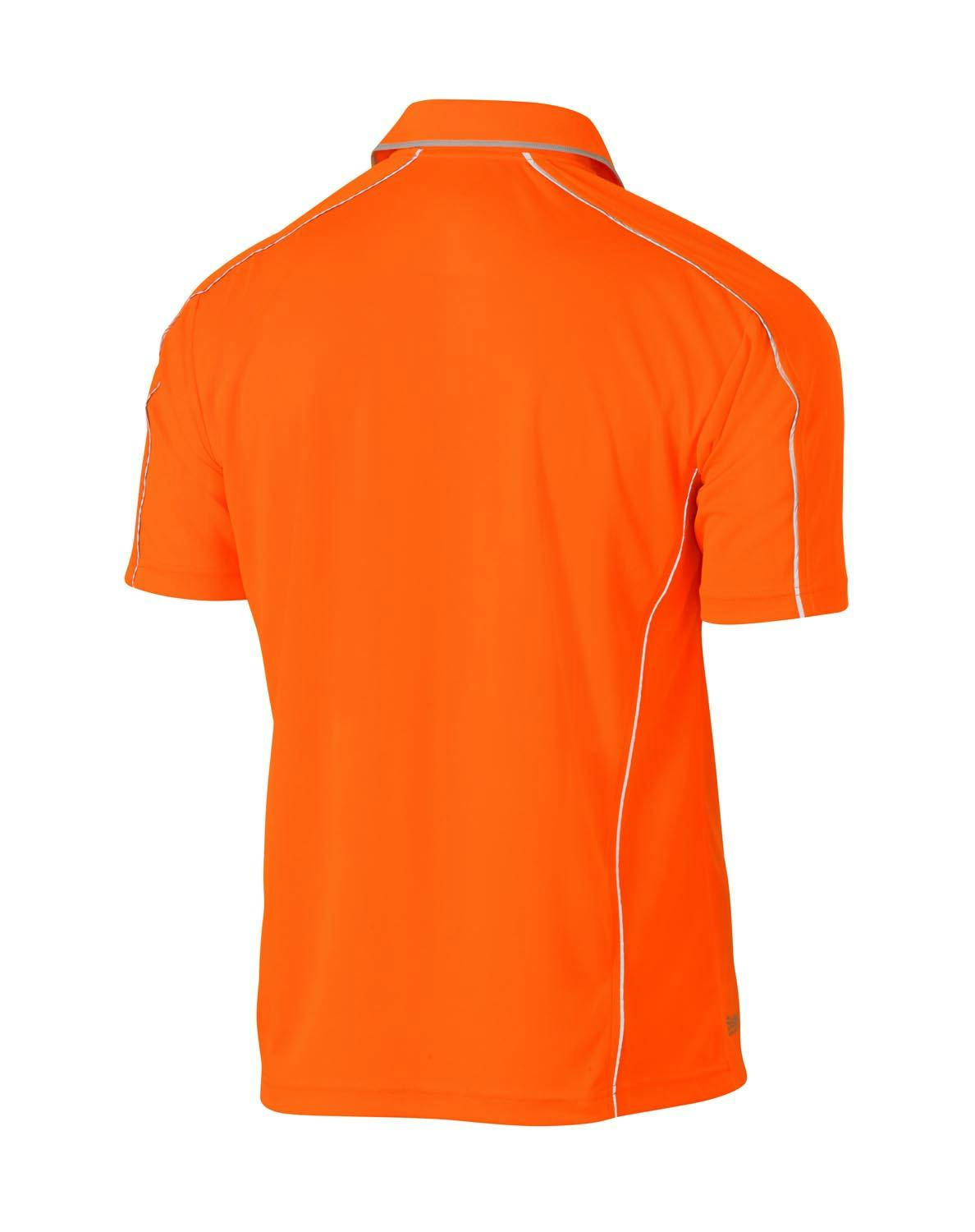 Bisley Cool Mesh Polo with Reflective Piping_6