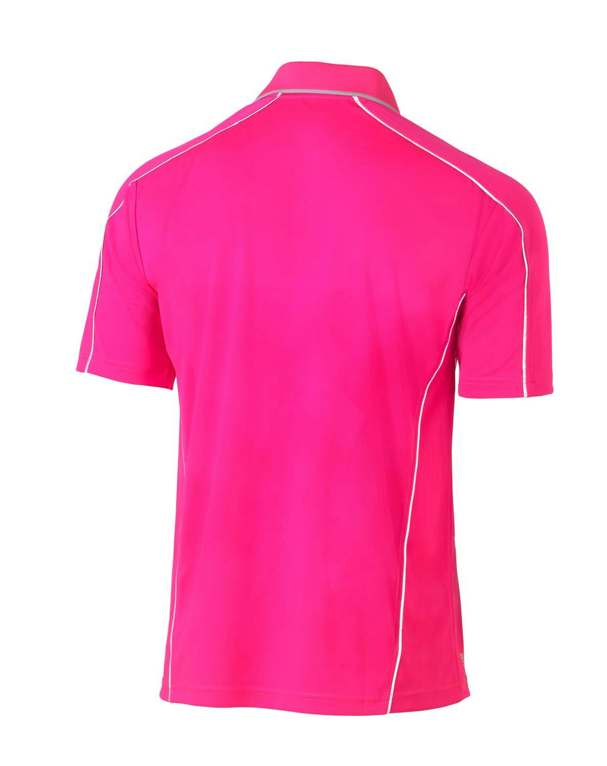 Bisley Cool Mesh Polo with Reflective Piping_10