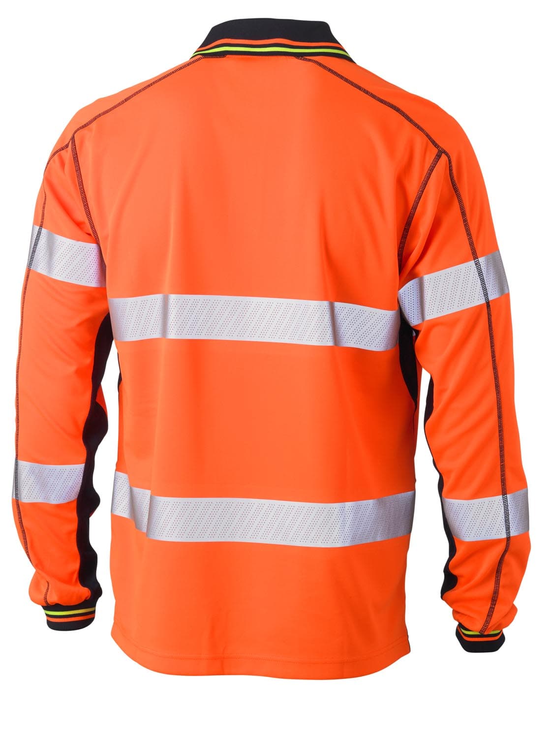 Bisley Taped Hi Vis Polyester Mesh Polo_3