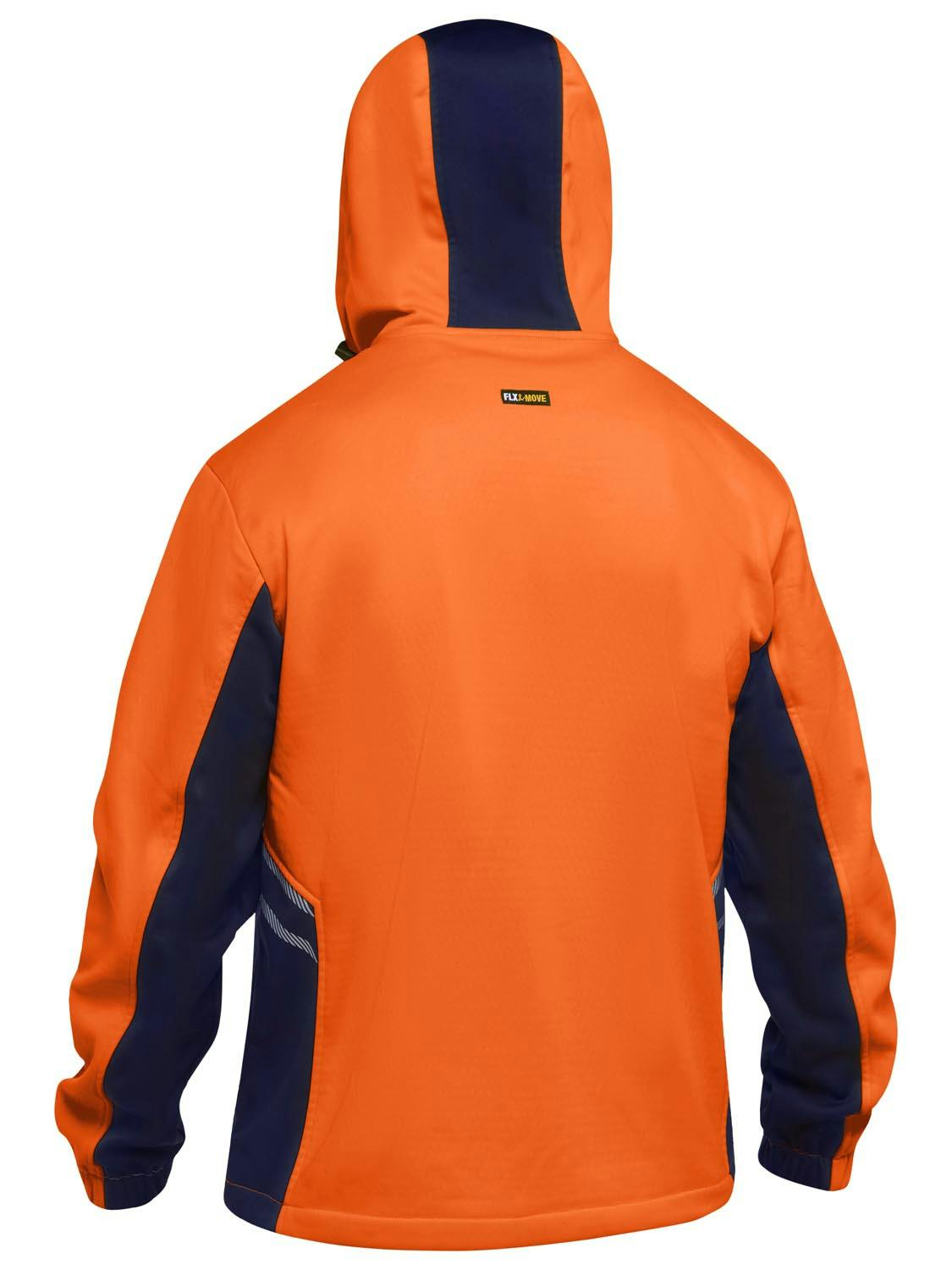 Bisley Hi Vis Liquid Repellent Fleece Hoodie_3