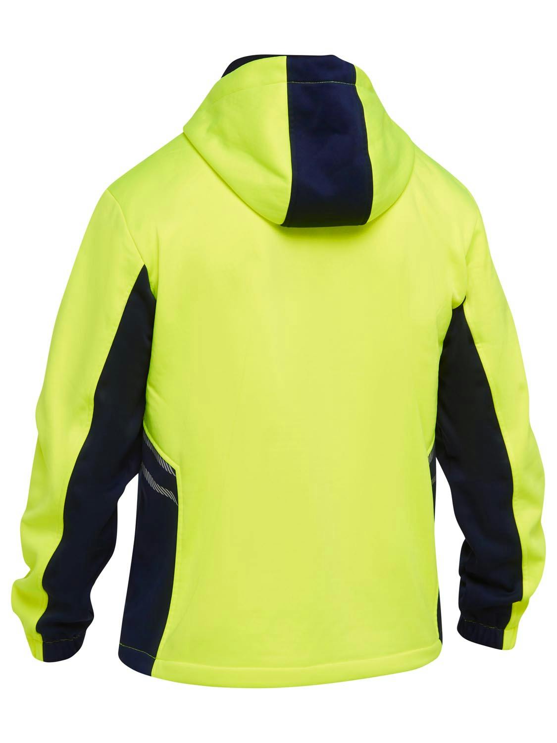 Bisley Hi Vis Liquid Repellent Fleece Hoodie_6