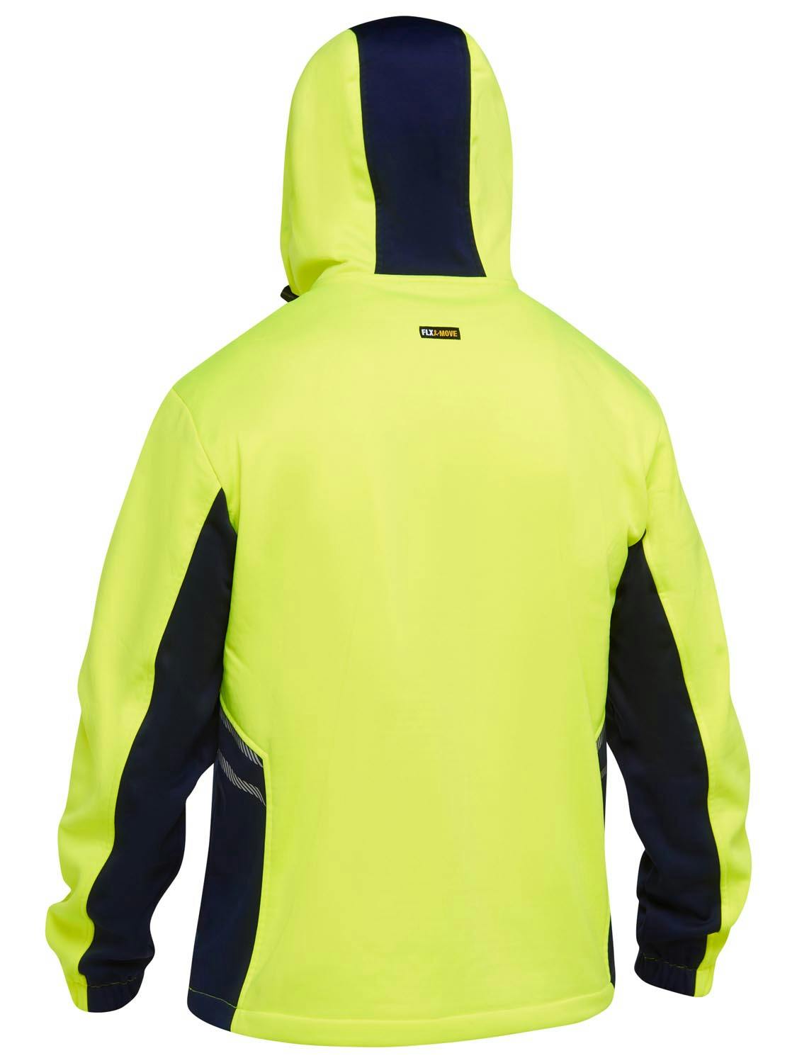 Bisley Hi Vis Liquid Repellent Fleece Hoodie_7