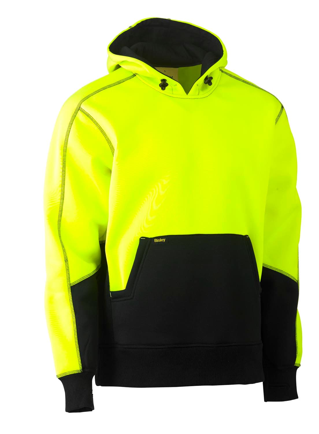 Bisley Hi Vis Fleece Hoodie Pullover_0