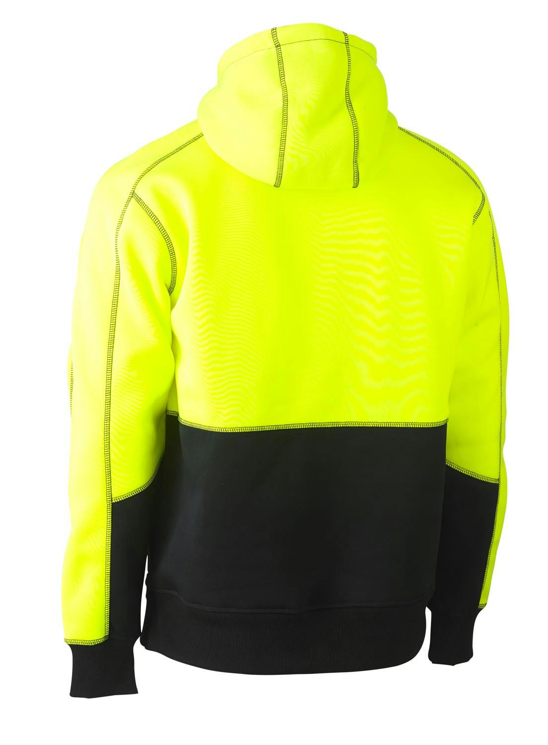 Bisley Hi Vis Fleece Hoodie Pullover_1