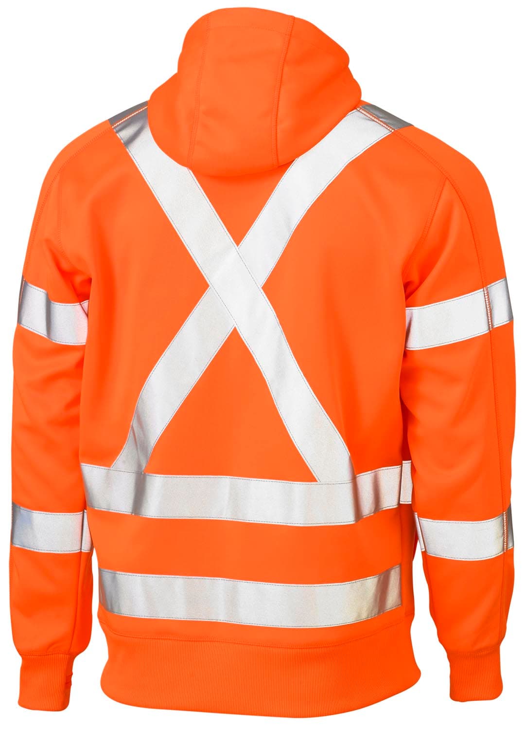 Bisley X Taped Hi Vis Zip Front Fleece Hoodie_0