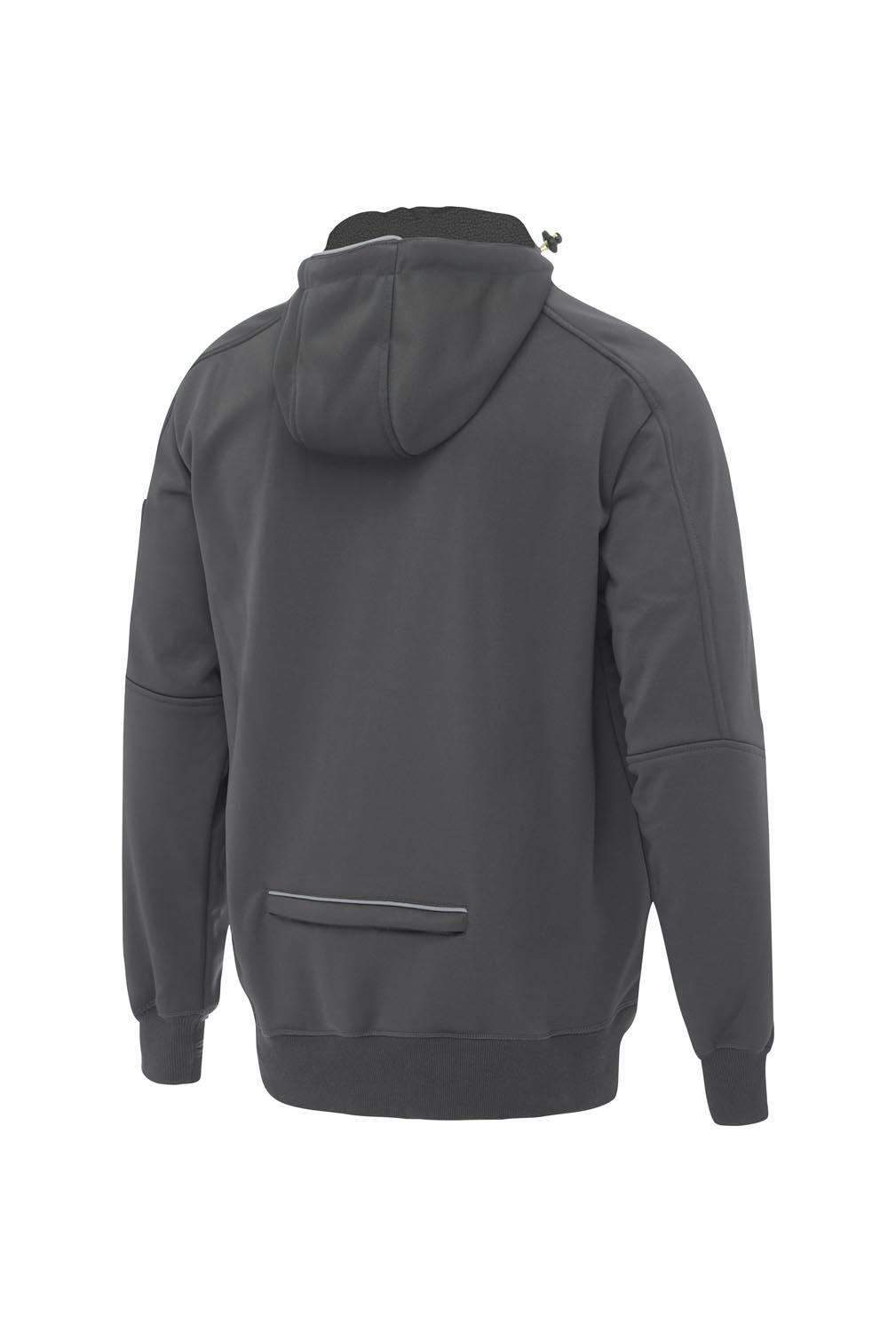 Bisley Work Fleece Zip-Front Hoodie with Sherpa Lining_4