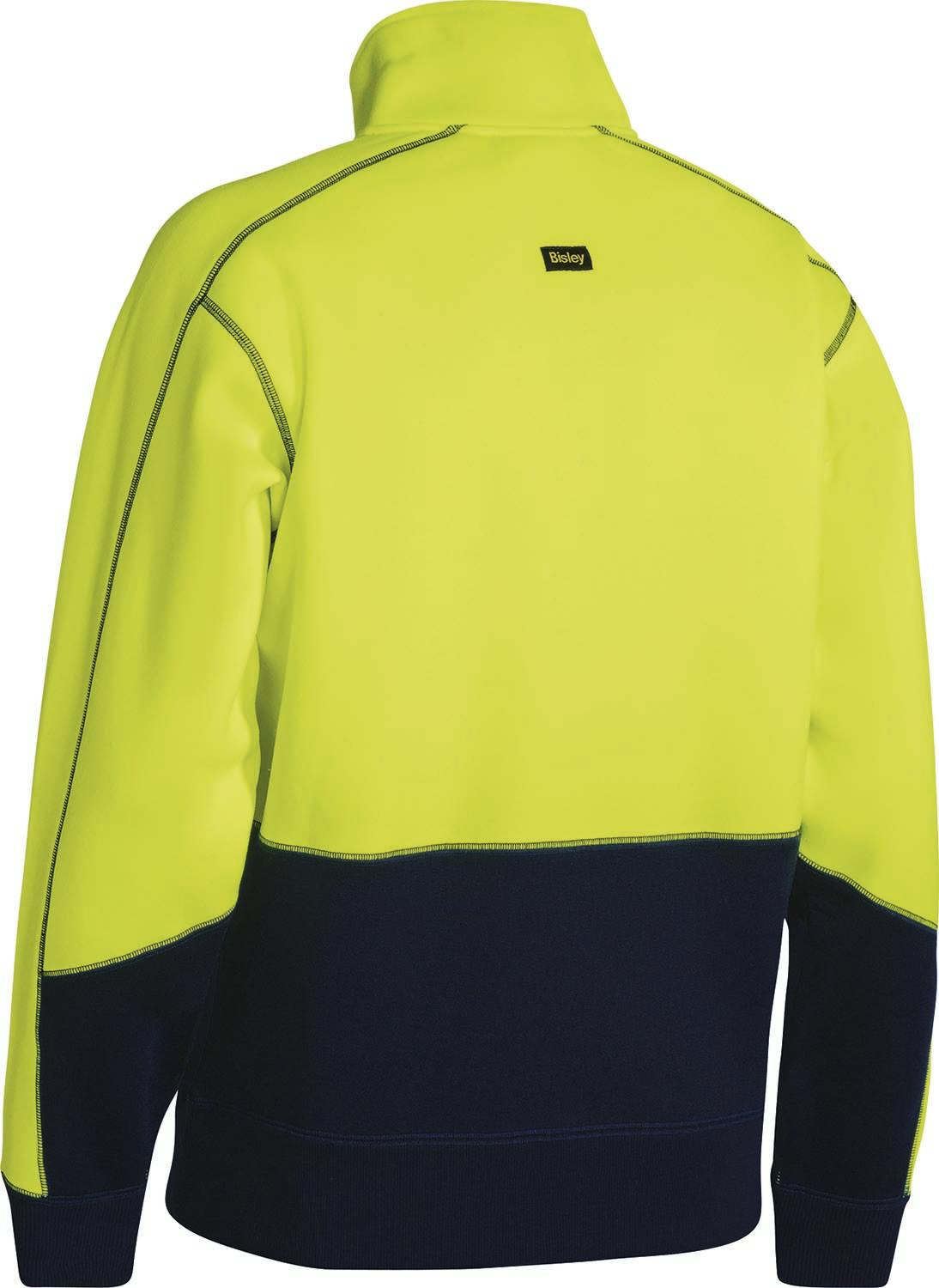 Bisley Hi Vis Fleece 1/4 Zip Pullover_1