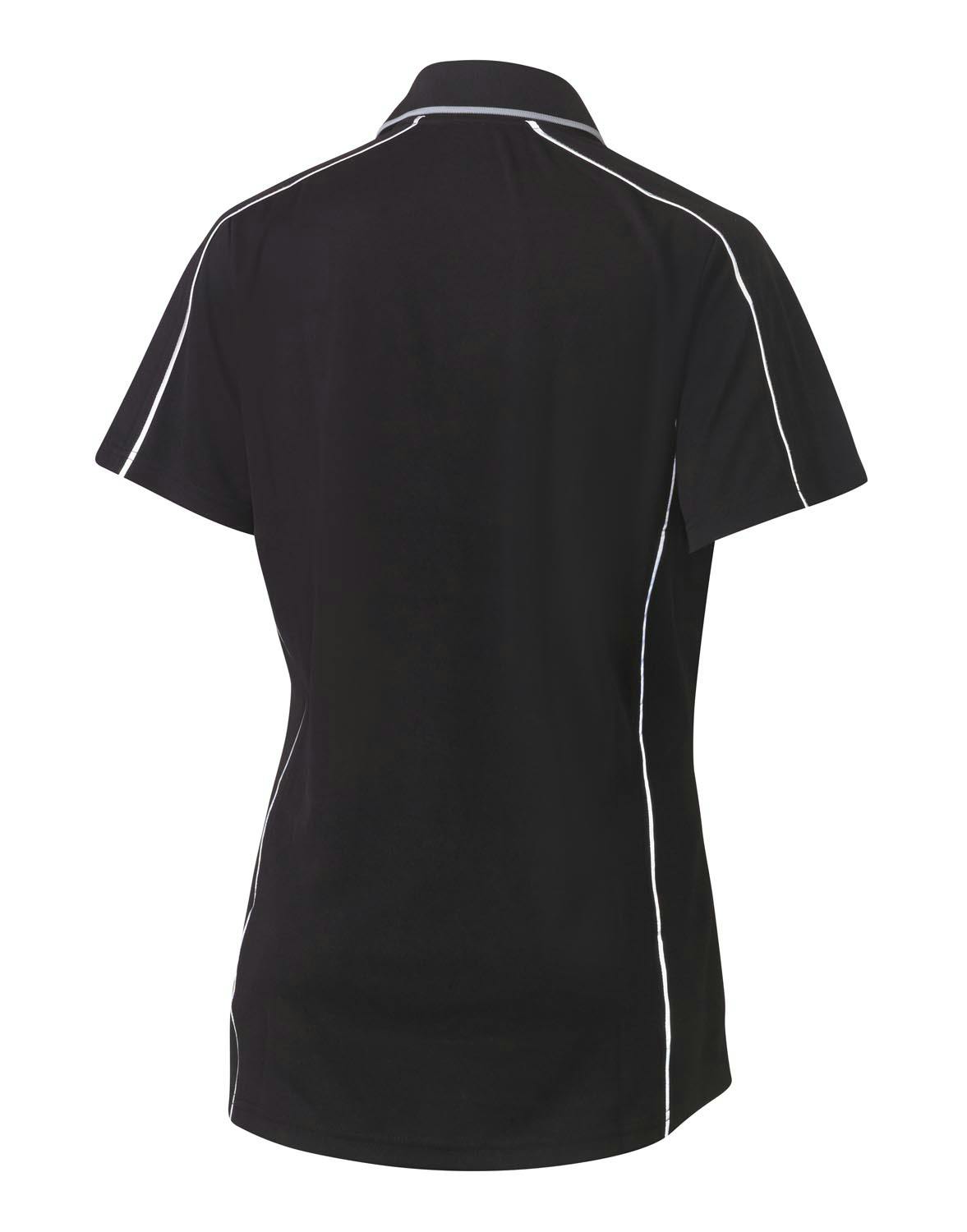 Bisley Women's Cool Mesh Polo with Reflective Piping_3