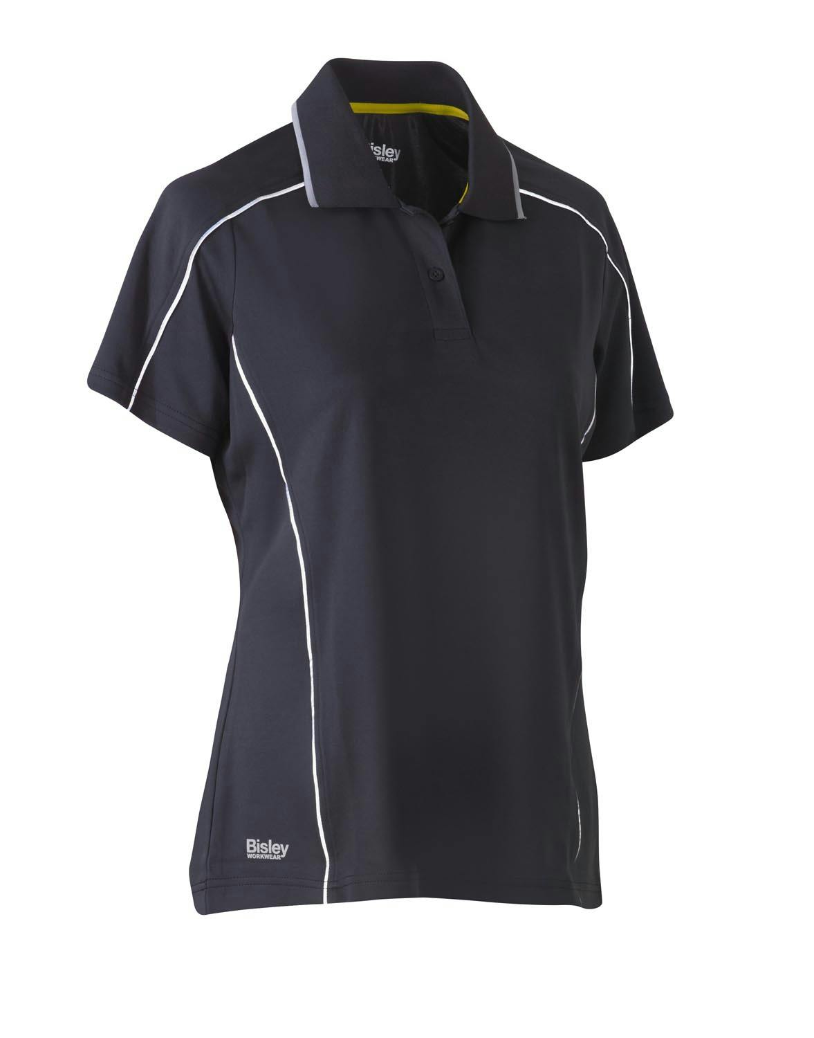 Bisley Women's Cool Mesh Polo with Reflective Piping_5