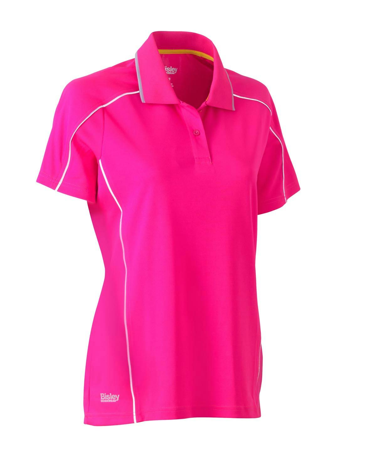 Bisley Women's Cool Mesh Polo with Reflective Piping_20